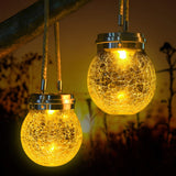 Crackle Glass Ball Light