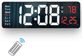 Large Digital Wall Clock