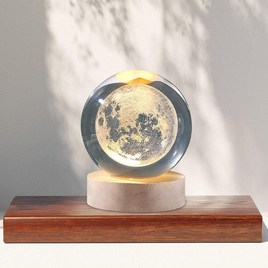 3D Crystal Ball Night Lamp(MOON)