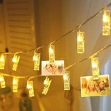 Clip LED String Lights for Photo Hanging