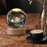 3D Crystal Ball Night Lamp(SOLAR SYSTEM)