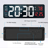 Large Digital Wall Clock