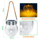 Crackle Glass Ball Light