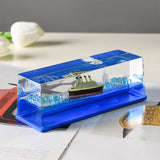 Acrylic Unsinkable Cruise Ship Model