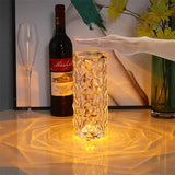 Crystal Transparent Lamp For a Bedroom