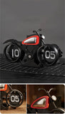 Motorcycle Table Clock RETRO FLIP