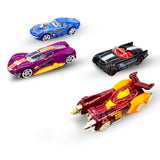 Hot Wheels Mini Metal Cars (Free Wheel), Car Set of 4 Mini Metal Die-Cast Toy Cars