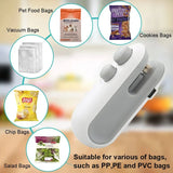 Mini Sealing Machine Small and 2-in-1 Rechargeable Magnetic Snack Sealer