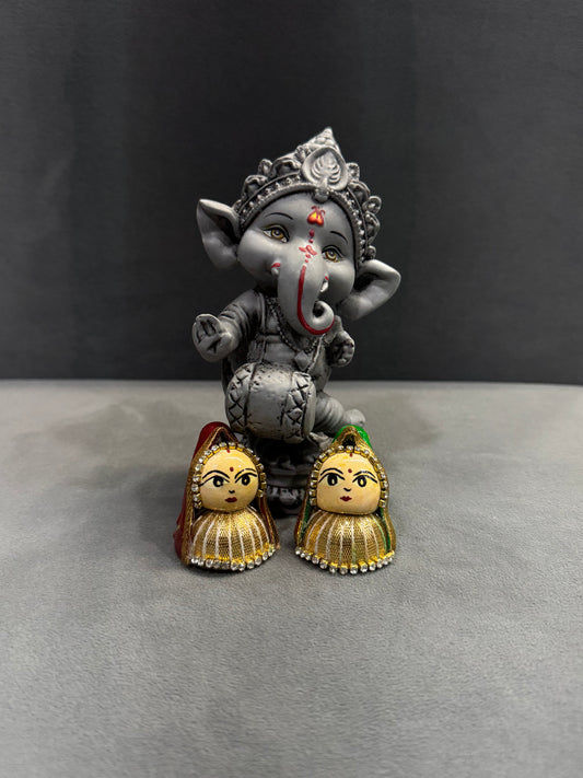 Riddhi Siddhi Murti with Diamond Edition